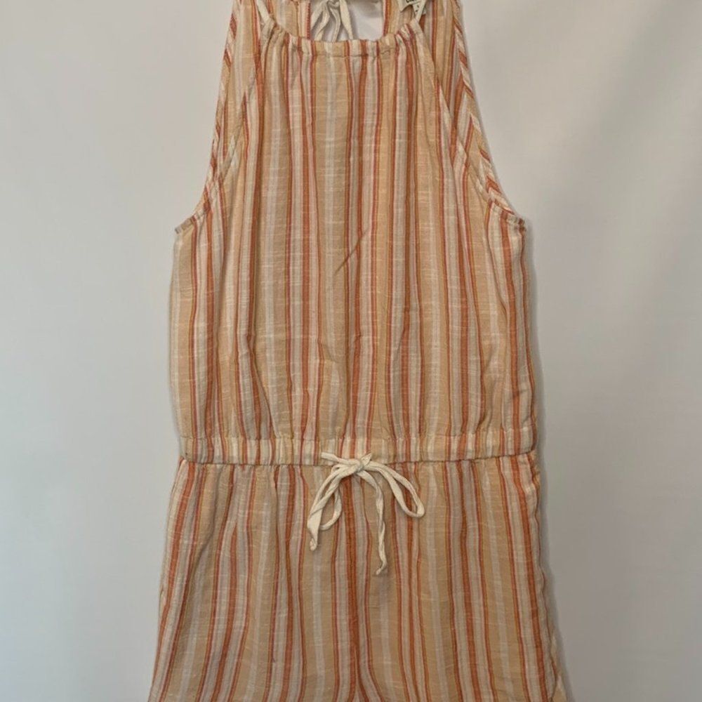 True Craft Striped Romper
